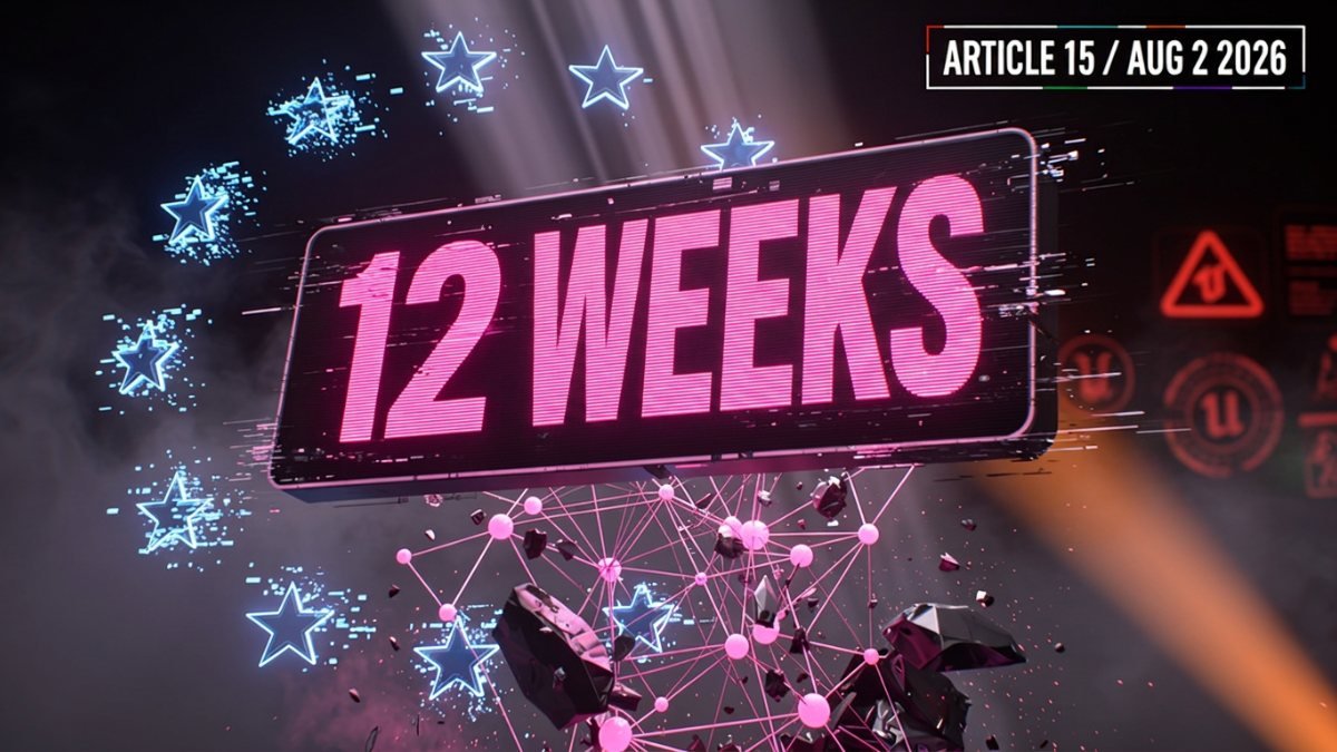 EU AI Act Article 15 - adversarial attack on a neural network with 12 weeks until the August 2 2026 deadline